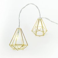 ACA Lighting "kovové diamanty", 10 LED dekorační řetěz na baterie (3xAA), teplá bílá, zlatá, kov, IP20, 135+30cm čirý přívodní kabel FMGDIAM10WW2A ACA Lighting "kovové diamanty", 10 LED dekorační řetěz na baterie (3xAA), teplá bílá, zlatá, kov, IP20, 135+30cm čirý přívodní kabel FMGDIAM10WW2A