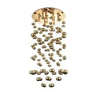 Stropn� p�isazen� sv�tidlo AZzardo Luvia 125 XL gold AZ3073 GU10 9x40W IP20 60cm zlat�