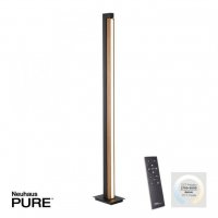 PAUL NEUHAUS LED stojac� sv�tidlo PURES-LINES prav� d�evo oto�n� stm�vateln� 2700-5000K PN 451-79