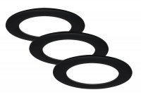 BRILONER 3ks sada LED vestavné svítidlo, pr. 12 cm, 7 W, 600 lm, černá IP44 BRI 7115-435 BRILONER 3ks sada LED vestavné svítidlo, pr. 12 cm, 7 W, 600 lm, černá IP44 BRI 7115-435