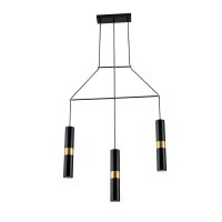 ACA Lighting z�v�sn� sv�tidlo 3XGU10 �ern� kov 66X8XH150CM DA VINCI HM853P66BK