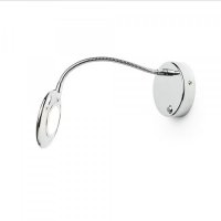 RENDL FLAP nástěnná chrom 230V LED 5W 120° 3000K R12943 RENDL FLAP nástěnná chrom 230V LED 5W 120° 3000K R12943