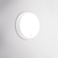 CENTURY Venkovn� n�st�nn� LED sv�tidlo kulat� OASI CCT 14W 3000/4000/6500K IP54 b�l� pohybov� �idlo