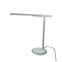 ACA Lighting stoln� lampa LED 7W st��brn� + b�l� CCT 300LM stm�vateln� + dotykov� sp�na� + USB nab�jen� DEGAS SF1816LEDS