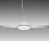 CENTURY LED podhledov� sv�tidlo SPOT65 IP65 b�l� 6.7W 2700/3000/4000K 230V 100d stm�vateln�