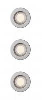 Philips Peridot Rec Kit Rd zapu�t�n� sv�tidlo kulat� 7W, AC 220-240, IP20, (3 ks), nikl