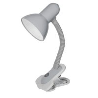 Kanlux SUZI stolní lampa stříbrná HR-60-SR max.1x60W E27 s klipem 07150 Kanlux SUZI stolní lampa stříbrná HR-60-SR max.1x60W E27 s klipem 07150