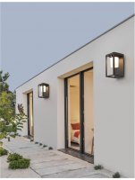 NOVA LUCE venkovn� n�st�nn� sv�tidlo LOVETO antracitov� hlin�k a akrylov� difuzor LED 1.5W 3000K 3.7V 125st. IP65 sol�rn� / vyp�na� na t�le / pohybov� senzor 9120621