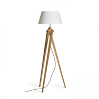 RENDL AMBITUS 46 stojanov� kr�mov� b�l� bambus 230V E27 11W R14043