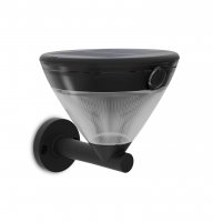 Philips Kyna solární nástěnná zahradní lampa 3,8W 2700K černá se senzorem Philips Kyna solární nástěnná zahradní lampa 3,8W 2700K černá se senzorem