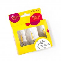 Blistr 3 �ir� ��rovky LED FILAMENT �i�ka �ir� 20V/0,2W