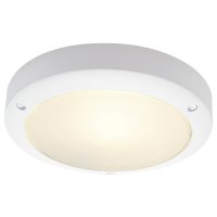 BIG WHITE BULAN, venkovn� n�st�nn� a stropn� sv�tidlo, C35, IP44, kulat�, b�l�, satinovan� sklo, max. 60�W 229071