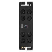 EMOS P�ep�ov� ochrana 1800J � 8 z�suvek, 3m, �ern� P54052