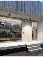 NOVA LUCE venkovn� stropn� sv�tidlo CECI �ern� hlin�k sklen�n� difuzor Osram LED 6W 3000K 100-240V 76st. IP65 9200611