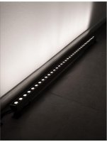 NOVA LUCE WALL WASHER nikl sat�n hlin�k a sklo LED Chip Philips 15W 3000K DC24V 30st. IP67 9011102