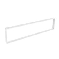 Solight hlin�kov� b�l� r�m pro instalace 295x1195mm LED panel� na stropy a zdi, v��ka 68mm, bez�roubov� WO907-W