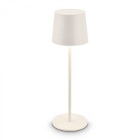 BRILONER Bota stoln� lampa - 1,8W, 120lm, nab�jec�, LED, stm�vateln�, dotykov� vyp�na�, tepl� b�l�, b�l� 7708016