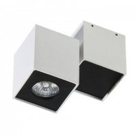 Stropn� bodov� p�isazen� sv�tidlo AZzardo Flavio white/black AZ0791 GU10 1x50W IP20 14,5cm b�lo-�ern�