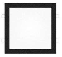 Mivvy LED podhledov� sv�tidlo SLIM VOLCANO BLACK 300x300 mm 30W/3000K SLM30303KB