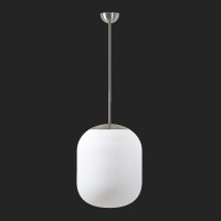 OSMONT TAN68713 TANIA P2 z�v�sn� sklen�n� sv�tidlo nerez brou�en� / b�l� IP40 4000 K 41W LED nouzov� kombinovan� 3 h