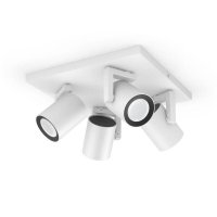Philips Hue 50624/31/P7 Hue WACA Argenta bodov� LED sv�tidlo GU10 4x5,7W 350lm 2000-6500K RGB IP20 b�l�