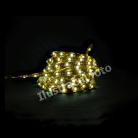 McLED LED p�sek SMD3528 �lut�, DC12V, IP20, 8mm,b�l� PCB p�sek, 30 led/metr 121.179.10.0