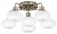 Rabalux stropní svítidlo Sorina E14 6x MAX 40W patinovaná mosaz 3918 Rabalux stropní svítidlo Sorina E14 6x MAX 40W patinovaná mosaz 3918