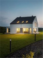 NOVA LUCE venkovn� sloupkov� sv�tidlo CETERA �ern� hlin�k a akryl E27 1x12W 220-240V IP54 bez ��rovky 9002875