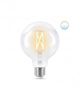 LED ��rovka WiZ Tunable White Filament 8718699786694 E27 G95 6,7-60W 806lm 2700-6500K, stm�vateln�