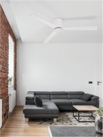 NOVA LUCE stropní ventilátor DELL tělo z hliníku matná bílá 3ABS dřevěné listy 9952325 NOVA LUCE stropní ventilátor DELL tělo z hliníku matná bílá 3ABS dřevěné listy 9952325