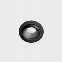 KOHL-Lighting LUXO TILT zapu�t�n� sv�tidlo s r�me�kem pr.105 mm �ern� 38� 12W CRI >90 2700K 1.10