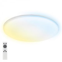 BRILONER Rowny LED stropní svítidlo do koupelny, dálkový ovladač, stmívatelné, CCT, přímé a nepřímé osvětlení, kruhové 35 cm, bílé 3834016 BRILONER Rowny LED stropní svítidlo do koupelny, dálkový ovladač, stmívatelné, CCT, přímé a nepřímé osvětlení, kruhové 35 cm, bílé 3834016