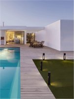 NOVA LUCE venkovn� sloupkov� sv�tidlo ELLERY �ern� hlin�k a akryl LED 12W 3000K 100-240V IP65 9100916