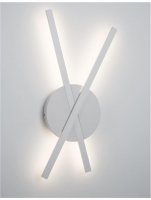 NOVA LUCE n�st�nn� sv�tidlo RESLIN b�l� hlin�k a akryl LED 18W 220V 3000K IP20 9100201