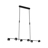 PAULMANN LED závěsné svítidlo 3-krokové-stmívatelné Puric Pane Effect 6x6,5 / 1x4,5W černá PAULMANN LED závěsné svítidlo 3-krokové-stmívatelné Puric Pane Effect 6x6,5 / 1x4,5W černá