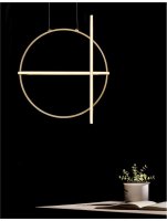 NOVA LUCE z�v�sn� sv�tidlo ARTE zlat� hlin�k a akryl LED 48.6W 230V 3000K IP20 stm�vateln� 9114862