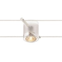 BIG WHITE COMET, sv�tidlo s lanem pro n�zkonap�ov� lanov� syst�m TENSEO, QR-C51, b�l�, ��ste�n� satinovan� sklo 139121