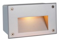 Light Impressions Kapego vestavn� sv�tidlo do zdi Side II WW 220-240V AC/50-60Hz G9 1x max. 40,00 W 171 mm st��brn� mat 100028