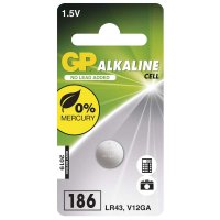 GP Alkalick� knofl�kov� baterie GP LR43 (186F), blistr 1041018611