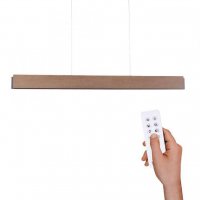 PAUL NEUHAUS LED závěsné svítidlo, dřevo, stmívatelné, CCT, dálkový ovladač, IP20 2700-5000K PAUL NEUHAUS LED závěsné svítidlo, dřevo, stmívatelné, CCT, dálkový ovladač, IP20 2700-5000K
