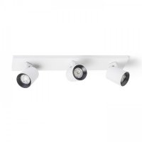 RENDL KENNY III p�isazen� b�l�/�ern� 230V GU10 3x35W R12918