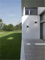 NOVA LUCE venkovn� n�st�nn� sv�tidlo EPIC �ern� hlin�k LED 2x10W 3000K 220-240V nastaviteln� �hel 0-90st. IP54 9136174