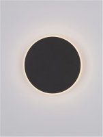 NOVA LUCE n�st�nn� sv�tidlo CYRCLE �ern� hlin�k a akryl LED 20.5W 230V 3000K IP20 9248159