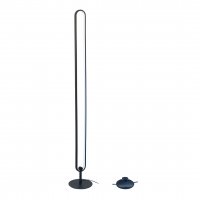 Rabalux stojac� lampa Barto LED 19W matn� �ern� RGB 74051