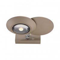 PAUL NEUHAUS LED stropn� sv�tidlo PURE Oculis, bronzov�, stm�vateln�, oto�n� a nastaviteln� 2700K