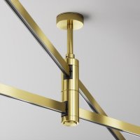 MAYTONI Upevn�n� ke stropu dvojit� kr�tk� 78 mm pro magnetickou li�tu 24 V Flarity TRA156C-D1-BS