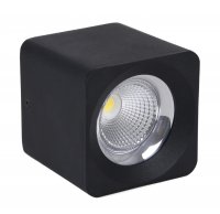 CENTURY Stropn� SV�TIDLO LED QUBE �ERN� 112x112x123mm 15W/230VAC 4000K 1350Lm 45d IP20 CEN QBNE-1511240