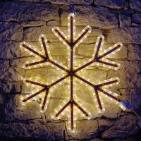 DecoLED LED sv�teln� vlo�ka VI, z�v�sn� 3D tisk, pr. 65 cm, teple b�l�, IP67