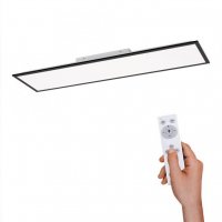 LEUCHTEN DIREKT is JUST LIGHT LED stropn� sv�tidlo hranat� v �ern� s nastavitelou barvou sv�tla a funkc� stm�v�n� 2700-5000K