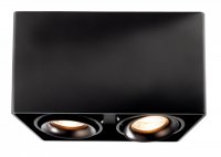 Light Impressions Kapego stropn� p�isazen� sv�tidlo Mona II 220-240V AC/50-60Hz GU10 2x max. 50,00 W 186 mm �ern� 348005